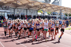 Girls under-15s  Northern 3 Stage Road Relay, SportsCity, Manchester. Photo: David T. Hewitson/Sports for All Pics